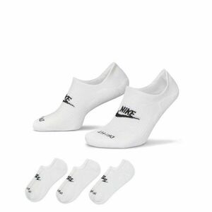 Nike Everyday Plus Cushioned Footie Dri-FIT 3-Pack Socks White/ Black imagine