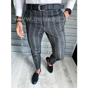 Pantaloni barbati eleganti negri B1551 12-4 E imagine