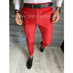 Pantaloni barbati eleganti rosii B1734 E 8-5 ~ imagine