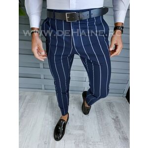 Pantaloni barbati eleganti in dungi B1901 60-1 E~ imagine