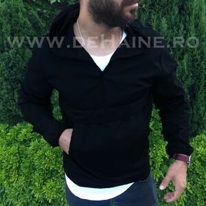 Jacheta barbati de toamna neagra din fas subtire B2370 O4-4.5*E imagine