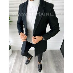 Palton barbati negru B6791 120 N13-N16** imagine
