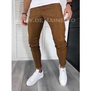 Pantaloni barbati casual regular fit maro B1769 E 10-2 ~ imagine