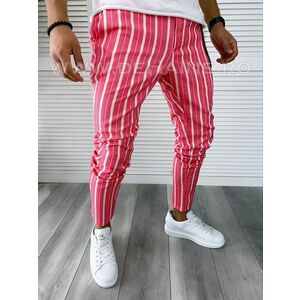 Pantaloni barbati casual regular fit in dungi B1742 22-5 E~ imagine