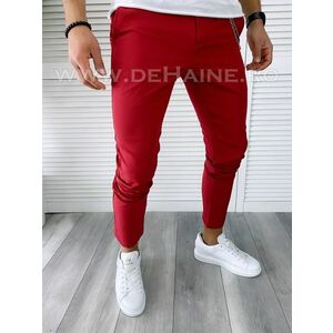 Pantaloni barbati casual regular fit rosii B1750 8-5 E ~ imagine