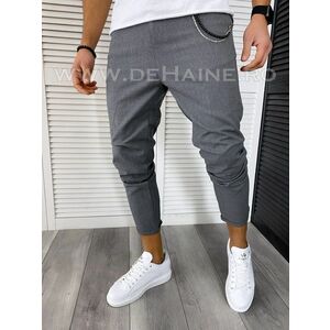 Pantaloni barbati casual gri inchis B2496 B2-3 imagine
