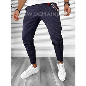 Pantaloni barbati casual regular fit bleumarin B7938 66-2 E ~ imagine
