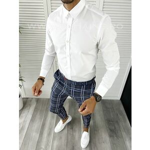 Tinuta barbati smart casual Pantaloni + Camasa B9222 imagine