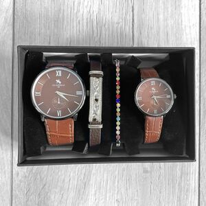 Set ceasuri pentru dama si barbati+bratara B9255 imagine