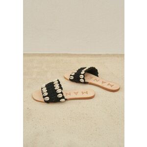 Papuci crosetati cu aplicatii de scoici Yucatan imagine