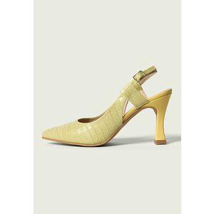 Pantofi slingback de piele imagine