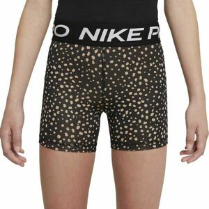 Nike NP DF 3IN SHORT ANML AOP Pantaloni sport fete, negru, mărime S imagine