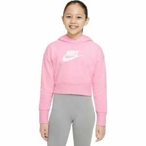 Nike SPORTSWEAR CLUB Hanorac pentru fete, roz, mărime S imagine