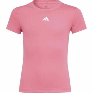 adidas TF TEE Tricou sport fete, roz, mărime 152 imagine