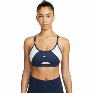 Nike NK DF INDY LOGO BRA 6MO Bustieră sport pentru femei, albastru închis, mărime L imagine