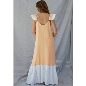 Linen Long Loose Dress imagine