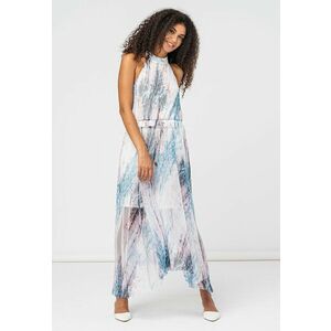 Rochie maxi cu model abstract Imeliah imagine