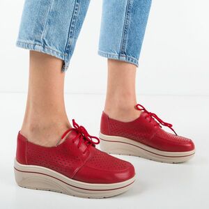 Pantofi Casual Litiani Rosii imagine