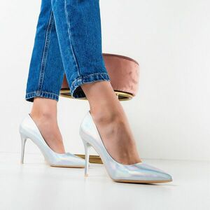 Pantofi dama Jordi Argintii imagine