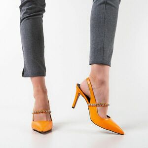 Pantofi dama Ogal Portocalii imagine