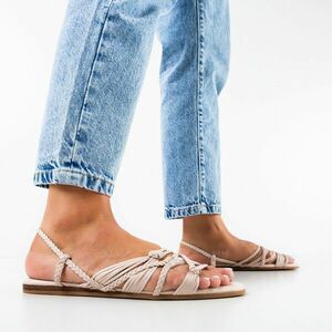 Sandale dama Jiko Bej imagine