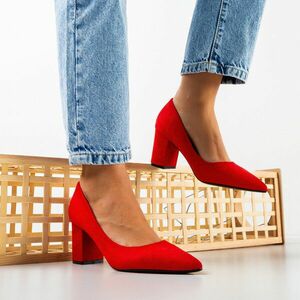Pantofi dama Simran Rosii imagine