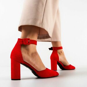 Pantofi dama Horn Rosii imagine