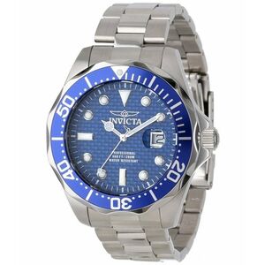 Ceasuri Barbati Invicta Watches Invicta Men\'s 12563 Pro Diver Blue Carbon Fiber Dial Stainless Steel Watch BlueSilver imagine