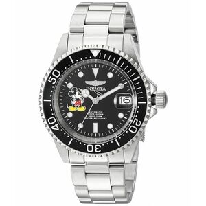 Ceasuri Barbati Invicta Watches Invicta Men\'s \'Disney Limited Edition\' Automatic Stainless Steel Casual Watch ColorSilver-Toned (Model 22777) BlackSilver imagine