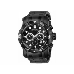Ceasuri Barbati Invicta Watches Invicta Pro Diver Chronograph Black Dial Mens Watch 23654 BlackBlack imagine