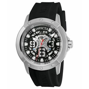 Ceasuri Barbati Invicta Watches Invicta Men\'s \'Objet d\'Art\' Automatic Stainless Steel and Silicone Casual Watch ColorBlack (Model 22629) BlackBlack imagine