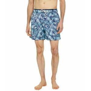 Imbracaminte Barbati Selected Homme Ibiza Flex Swim Shorts Blue Depths Leaf imagine