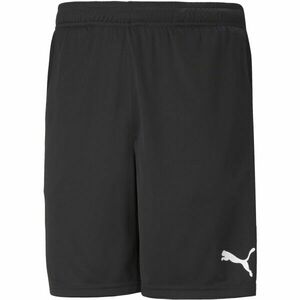 Puma TEAMRISE TRAINING SHORTS JR Pantaloni de fotbal băieți, negru, mărime M imagine