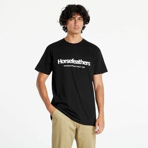Horsefeathers Quarter T-Shirt Black imagine