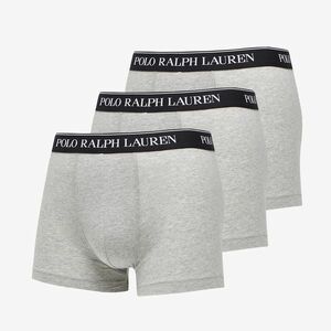 Ralph Lauren Stretch Cotton Classic Trunks 3-Pack Grey imagine