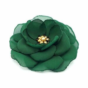 Brosa floare verde din voal, Zia Fashion, Rania imagine