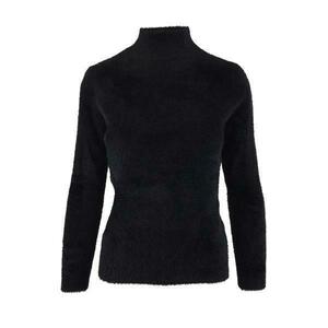 Pulover, Univers Fashion, tricotat, negru, S-M imagine