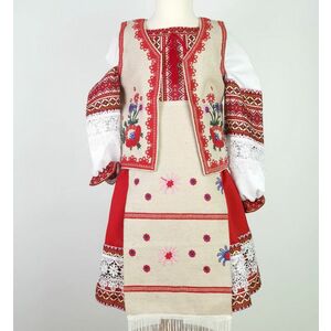 Costum traditional fetite Mira - ( o vesta si 2 fote ) imagine