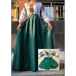 Set rochii stilizate traditional -Mama si Fiica - model 9 imagine