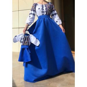 Set rochii stilizate traditional -Mama si Fiica - model 5 imagine