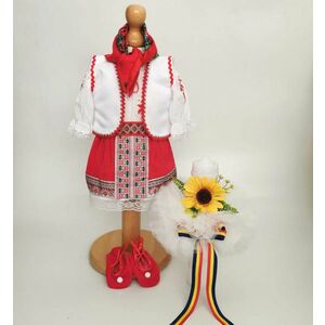 Set Botez Traditional Costum Traditional Muna 15 - 2 piese costumas si lumanare imagine