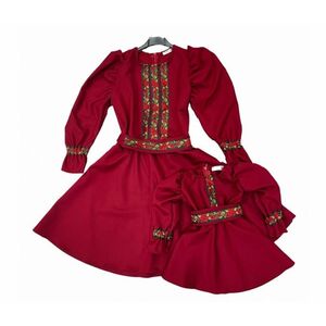 Set rochii stilizate traditional Mama si Fiica 62 imagine