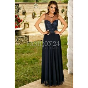 Rochie Lunga Navy Party imagine