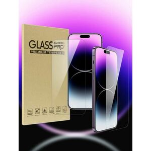 [Pachet 2x] Sticla securizata ( PREMIUM Tempered ) pentru - iPhone 13 Pro Max B9790 E imagine