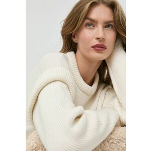 Notes du Nord pulover din amestec de lana Erin femei, culoarea bej, călduros imagine