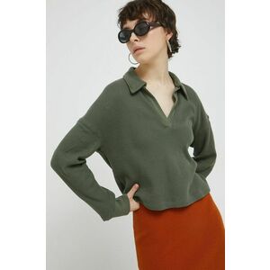 Abercrombie & Fitch pulover femei, culoarea verde imagine