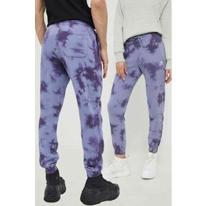 Converse pantaloni de trening unisex, culoarea violet, modelator imagine