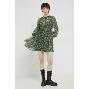 Abercrombie & Fitch rochie culoarea verde, mini, evazati imagine