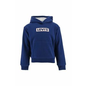Levi's bluza copii culoarea albastru marin, cu glugă, cu imprimeu imagine