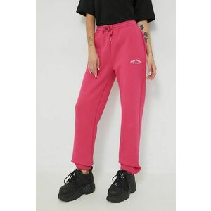 Juicy Couture pantaloni de trening femei, culoarea roz, neted imagine